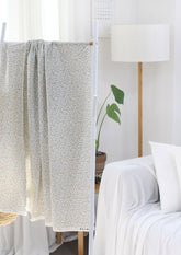 迷你花朵花卉圖案 Asa 輕質布料,韓國按碼製造